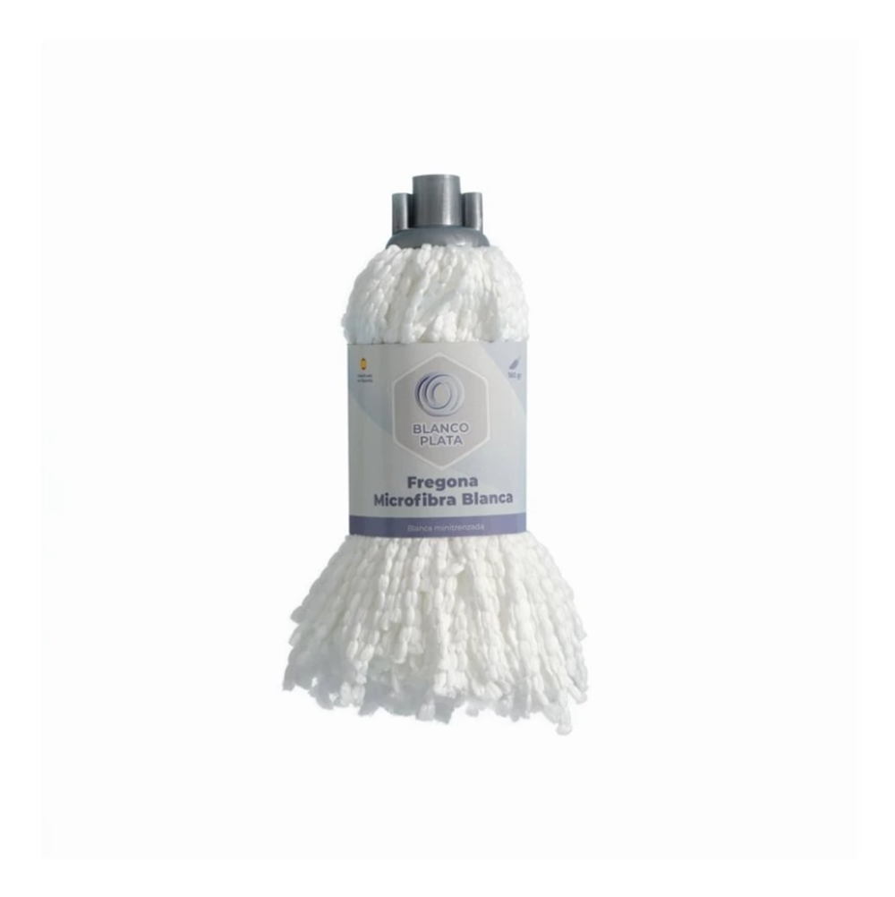 Fregona - Microfibra Blanca Trenzada 160gr