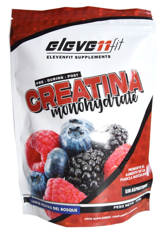 CREATINA MONOHYDRATE SABOR FRUTOS DEL BOSQUE 300GR Eleven Fit