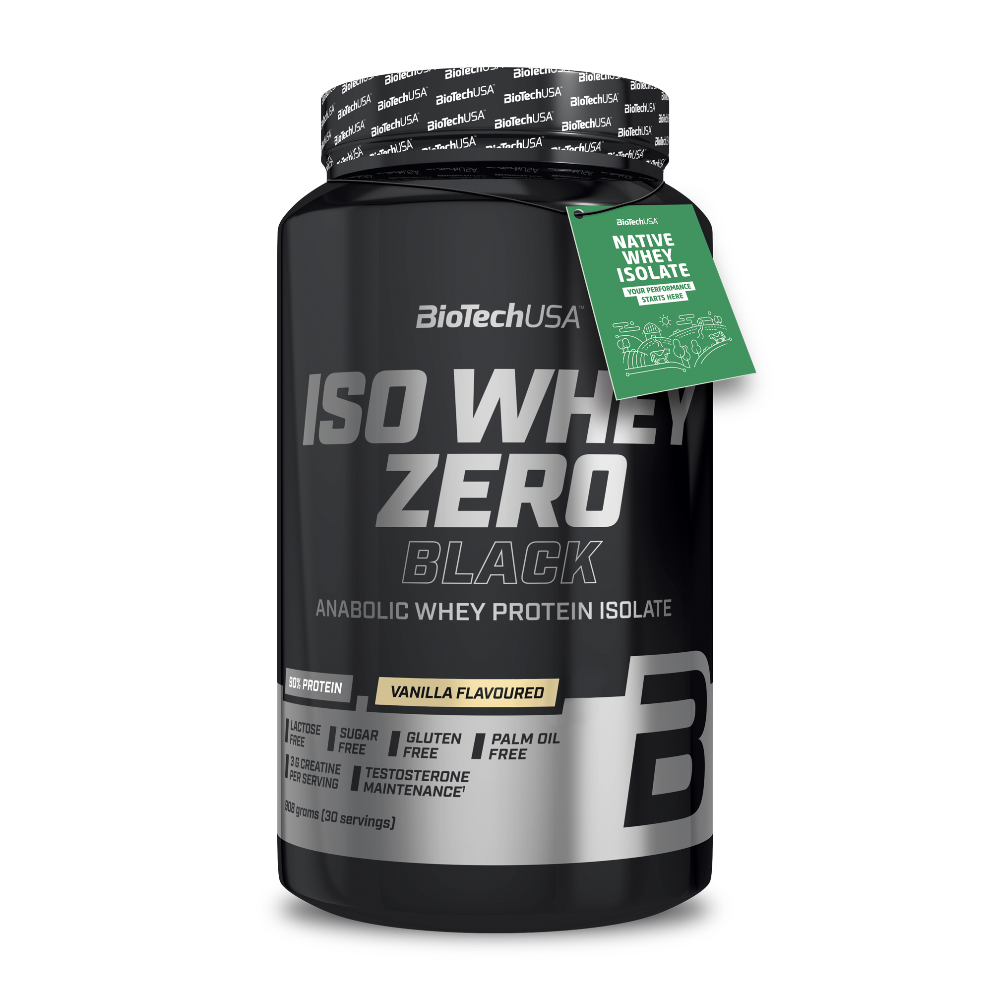 Iso Whey Zero BLACK 908g – Whey Isolate con Creatina BioTechUSA