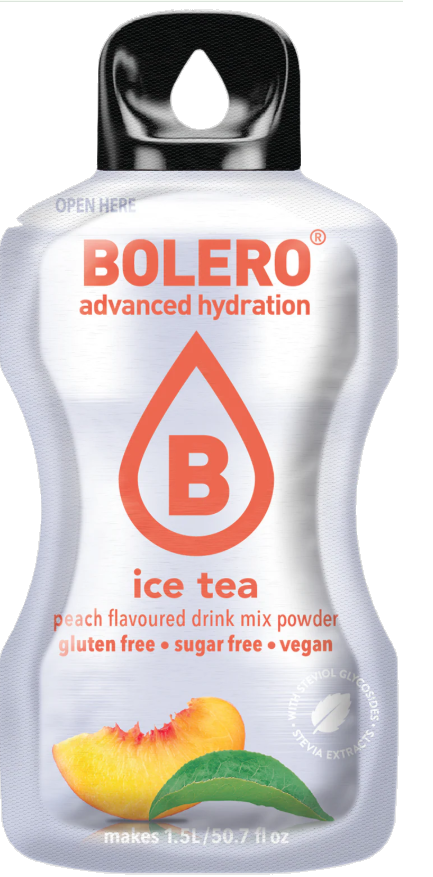 Ice Tea Melocotón - Caja 12x8g Bolero