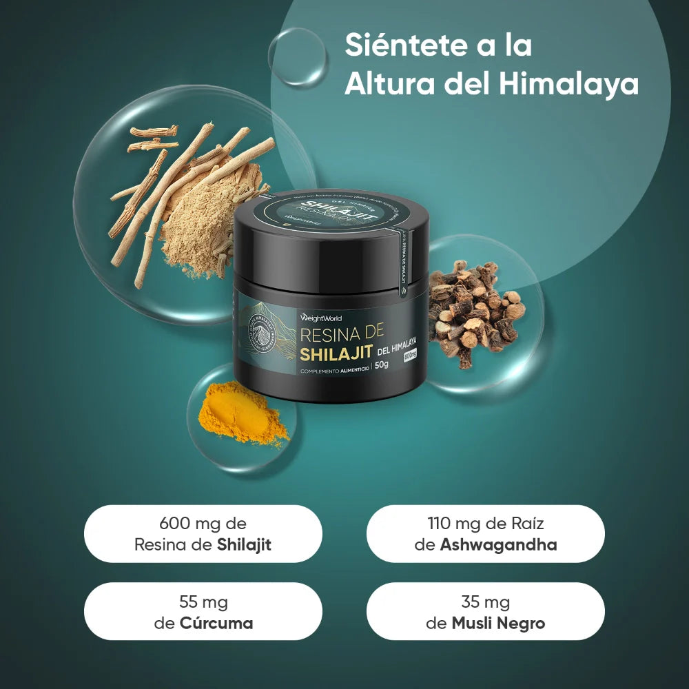 Resina de Shilajit del Himalaya WeightWorld