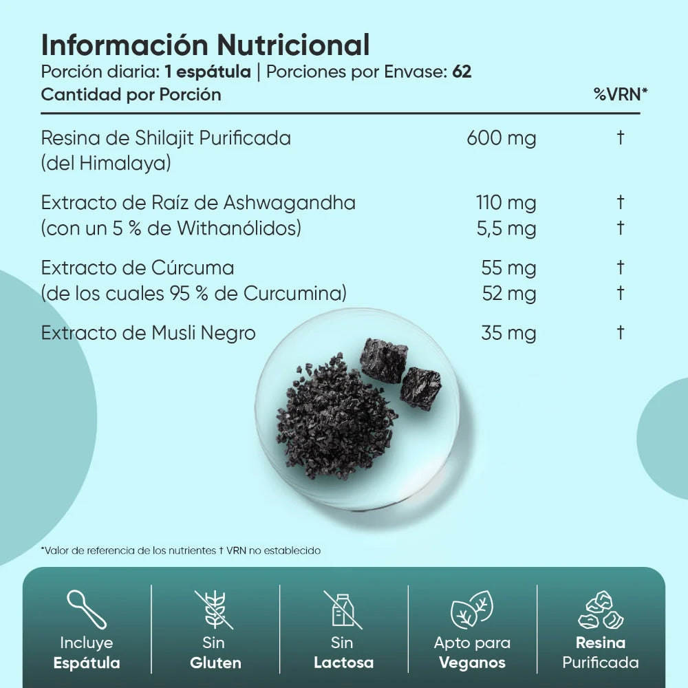 Resina de Shilajit del Himalaya WeightWorld