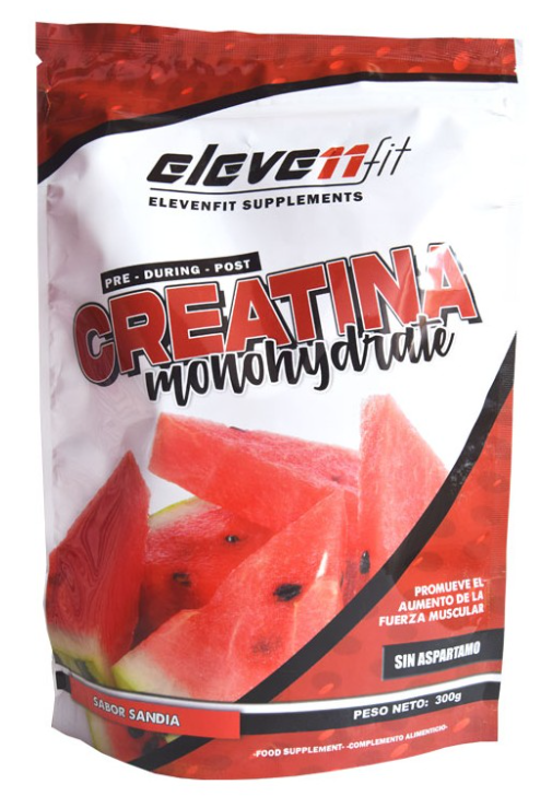 CREATINA MONOHYDRATE SABOR SANDIA 300GR Eleven Fit