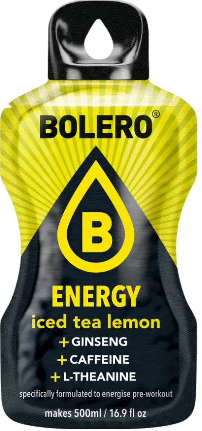 Energy Iced Tea Lemon - Caja 6x14gr Bolero