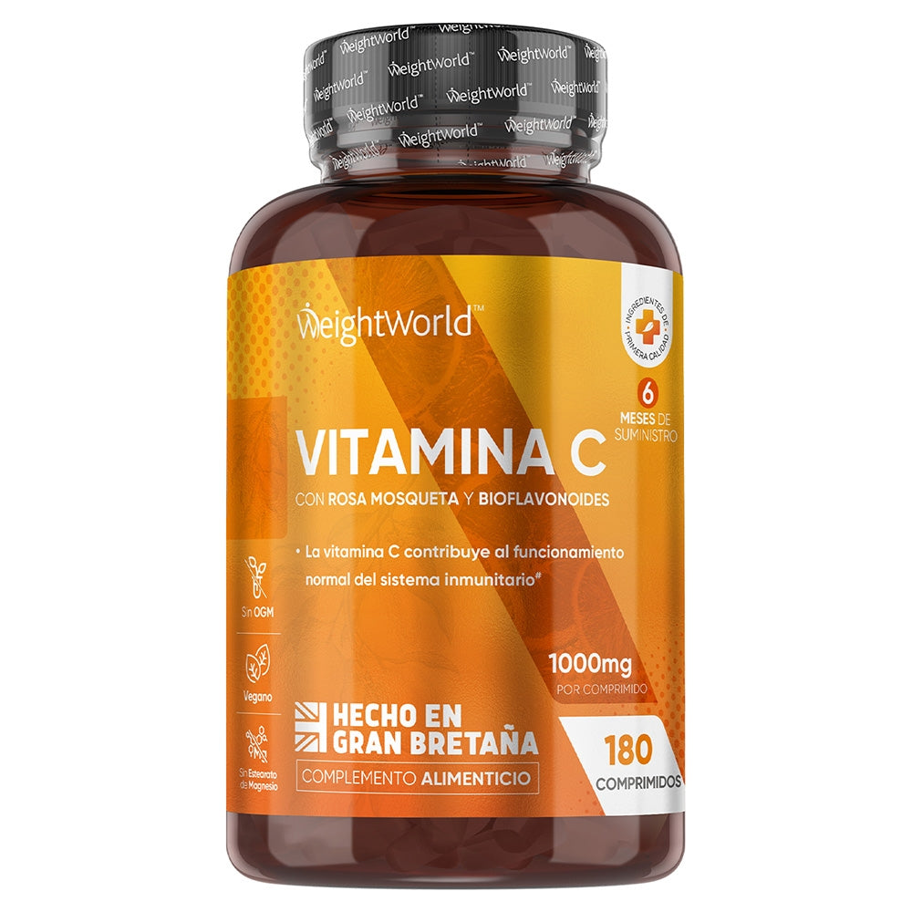 Vitamina C con Rosa Mosqueta y Bioflavonoides WeightWorld